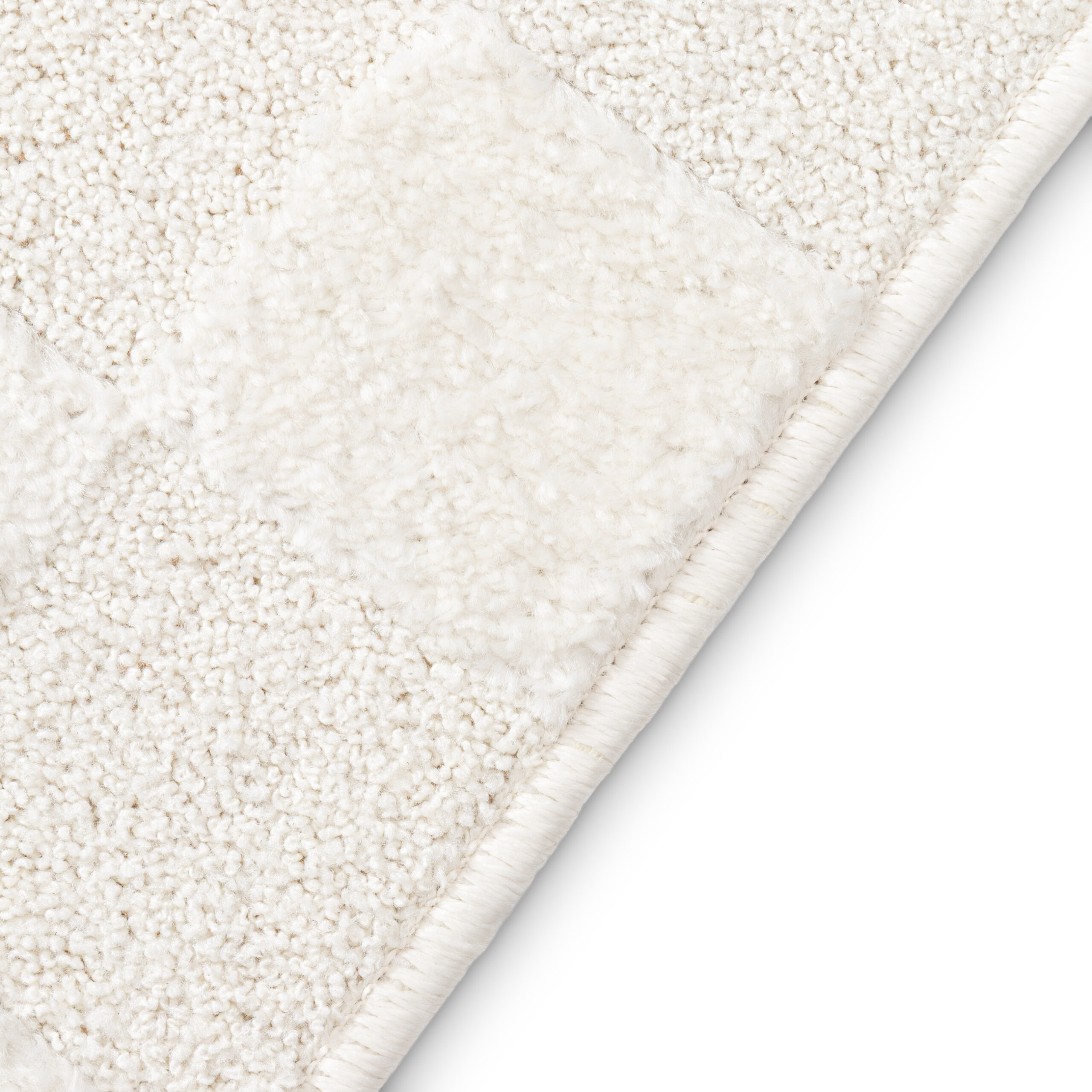 Alfombra Terra Crema Cuadros