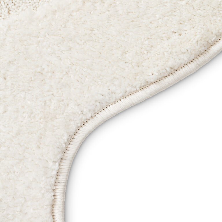 Alfombra Terra Crema Ola Forma Irregular