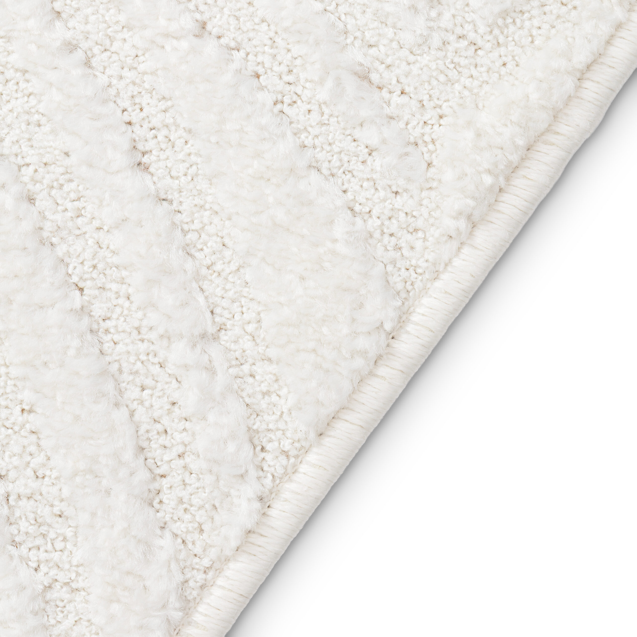 Alfombra Terra Crema Hojas de Palma