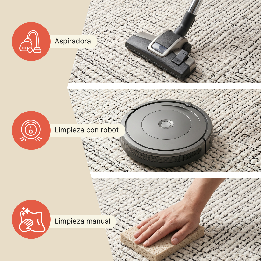 Alfombra Lana Loni Beige