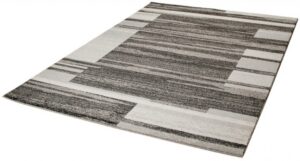 Alfombra Sari Antracita Beige Marco