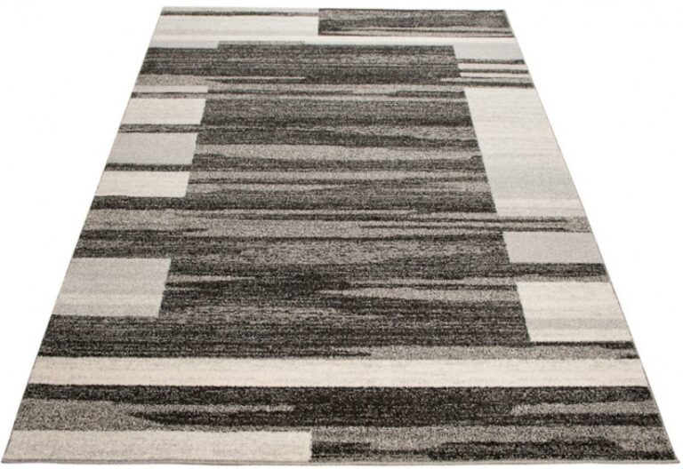Alfombra Sari Antracita Beige Marco