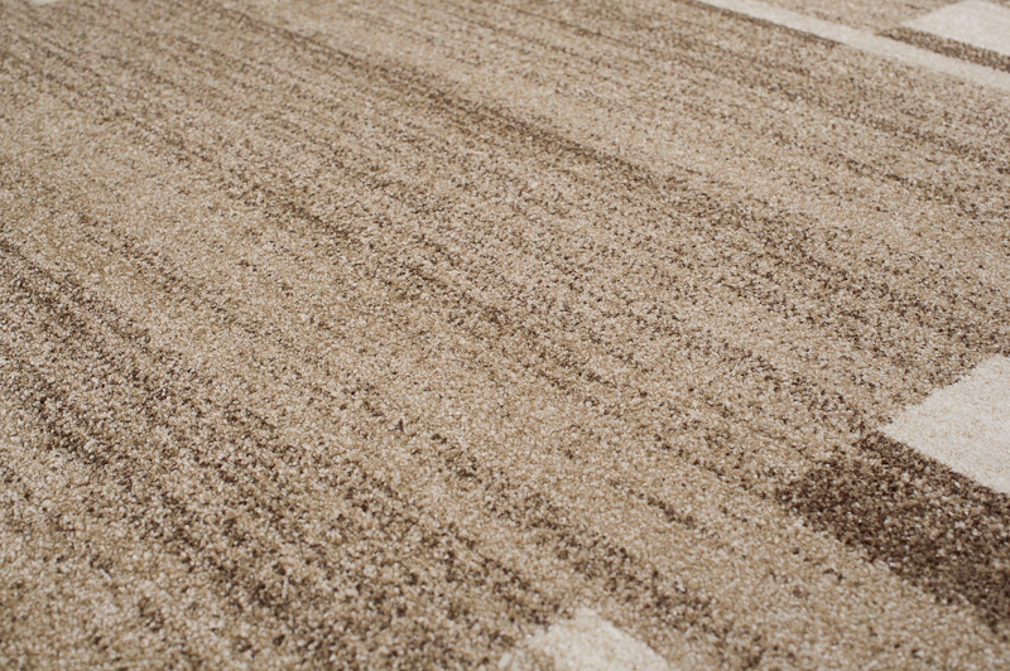 Alfombra Sari Beige Oscuro Marco