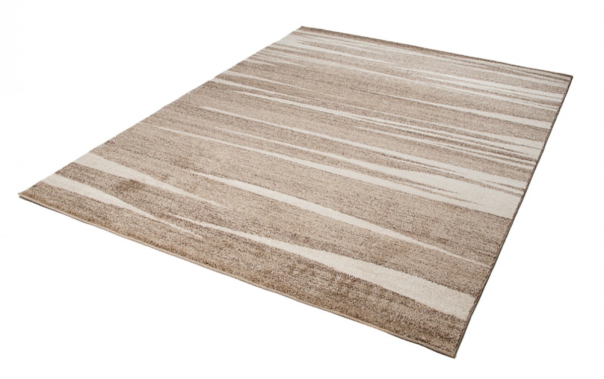 Alfombra Sari Beige Oscuro Rayas