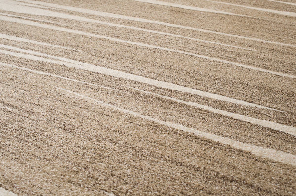 Alfombra Sari Beige Oscuro Rayas