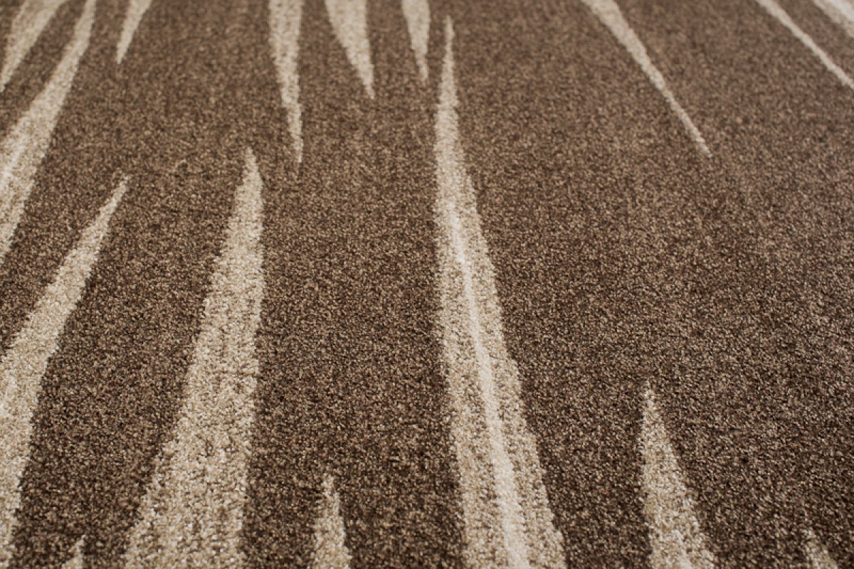 Alfombra Sari Marrón Beige Rayas