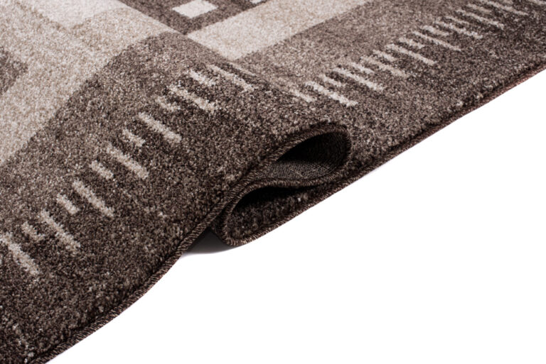 Alfombra Sari Marrón Étnico Marco