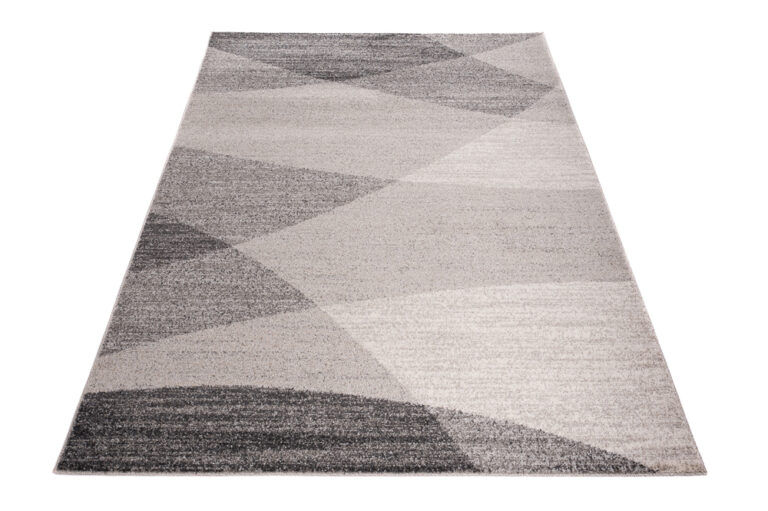 Alfombra Sari Gris Beige Geométrico