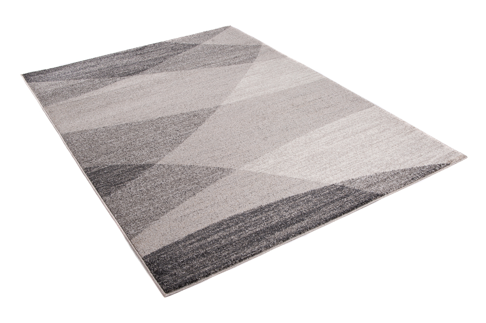 Alfombra Sari Gris Beige Geométrico