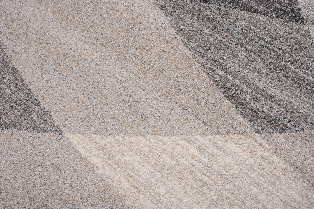 Alfombra Sari Gris Beige Geométrico