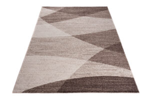 Alfombra Sari Marrón Beige Geométrico
