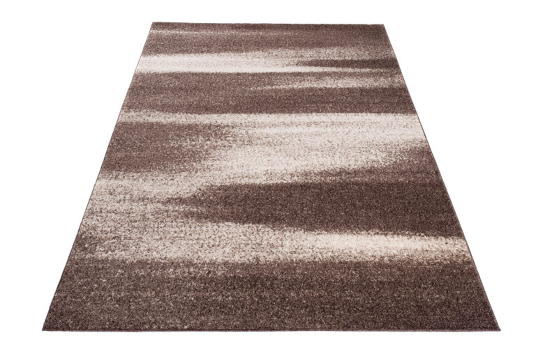 Alfombra Sari Marrón Claro Abstracto