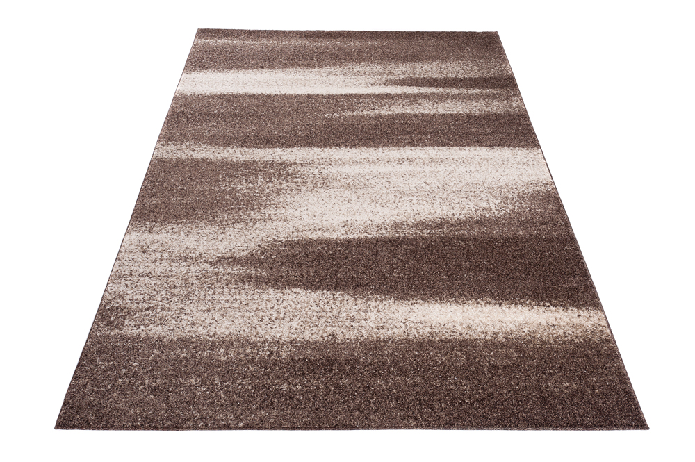 Alfombra Sari Marrón Claro Abstracto