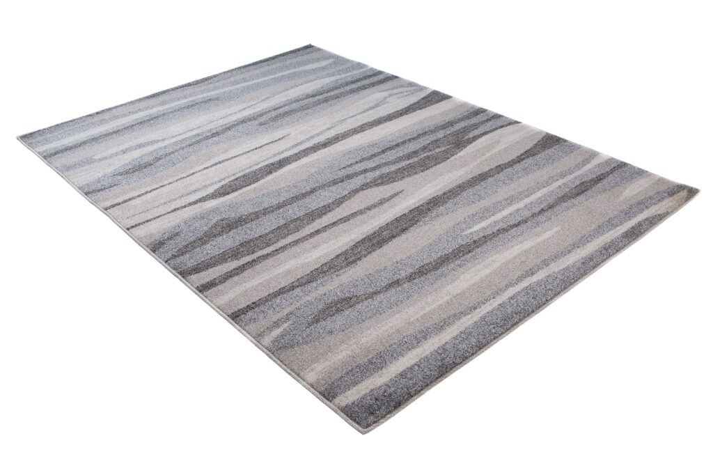 Alfombra Sari Gris Beige Ondas