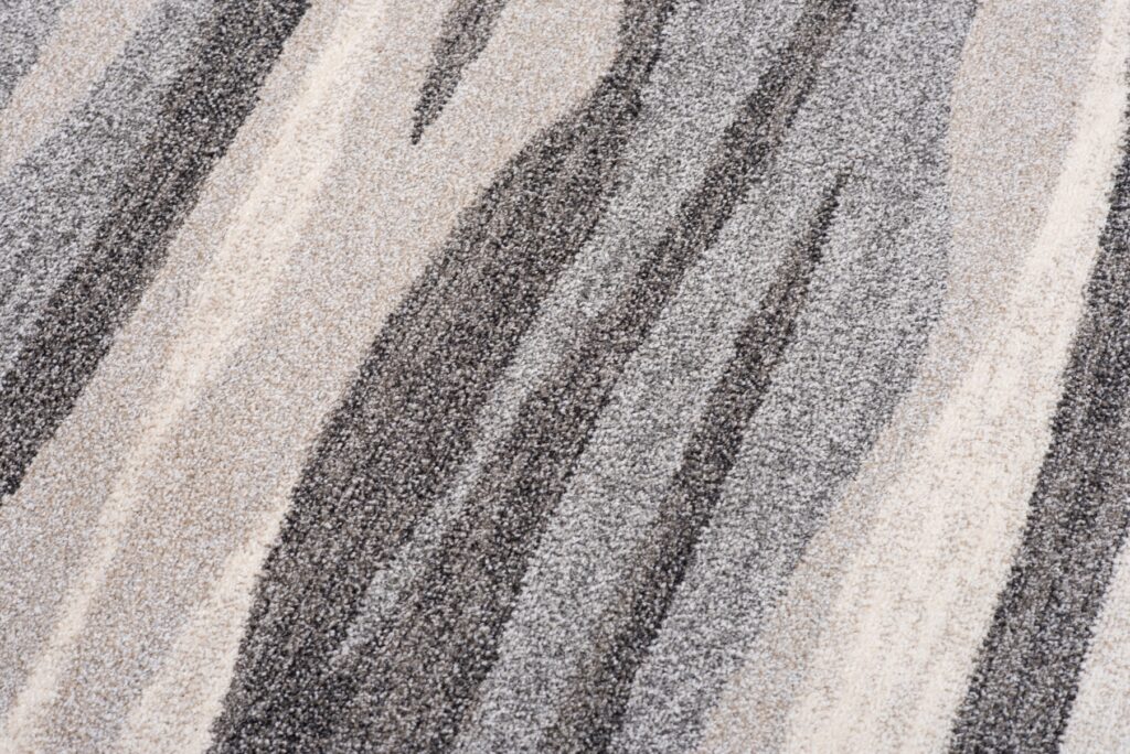 Alfombra Sari Gris Beige Ondas