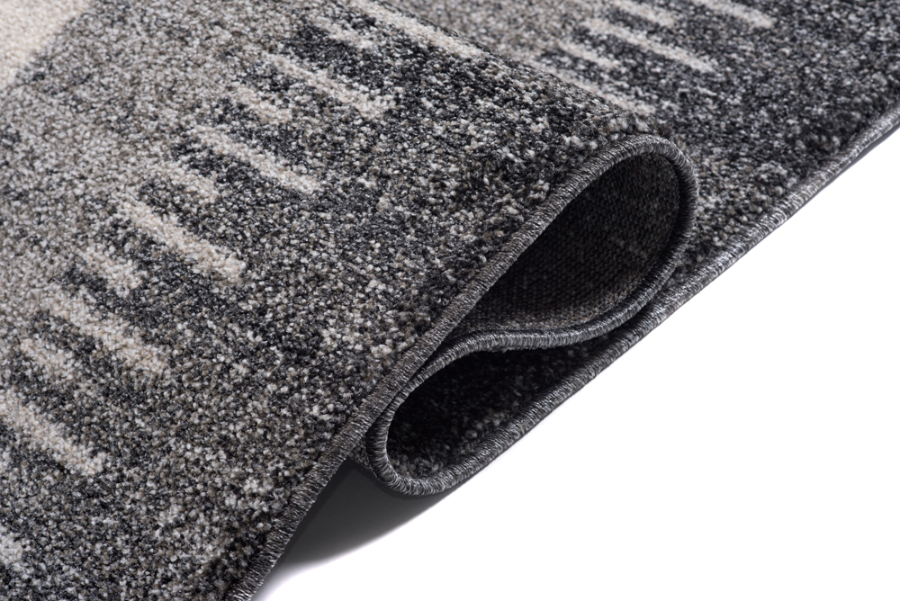 Alfombra Sari Gris Étnico Marco