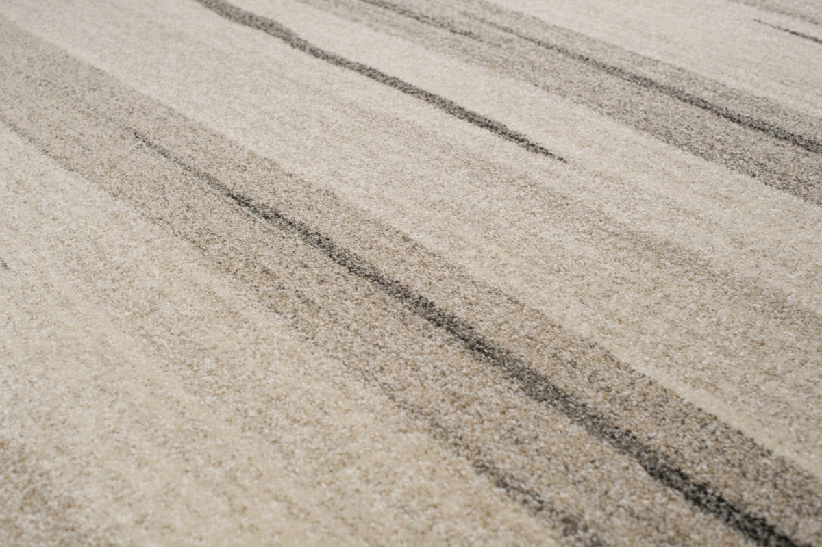 Alfombra Sari Beige Crema Abstracto