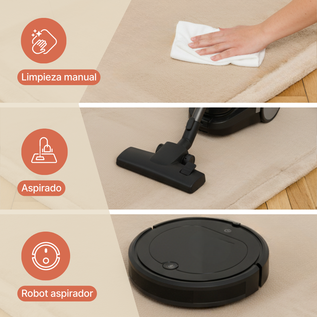 Alfombra Infantil Fluffin Redonda Rosa