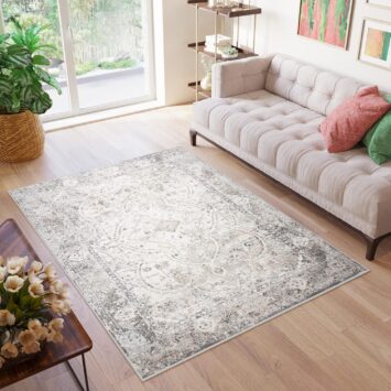 Alfombra Valley Gris Ornamental Vintage