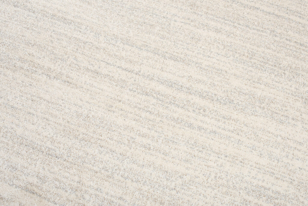 Alfombra Sari con Flecos Crema Claro
