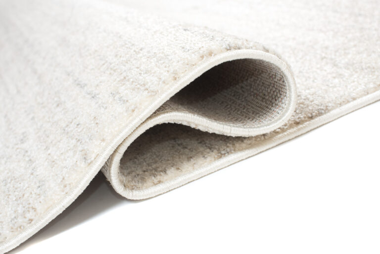 Alfombra Sari con Flecos Crema Claro