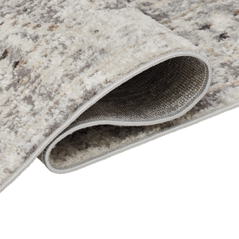 Alfombra Valley Gris Oscuro Floral Rosetón