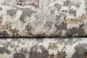 Alfombra Valley Gris Oscuro Floral Rosetón