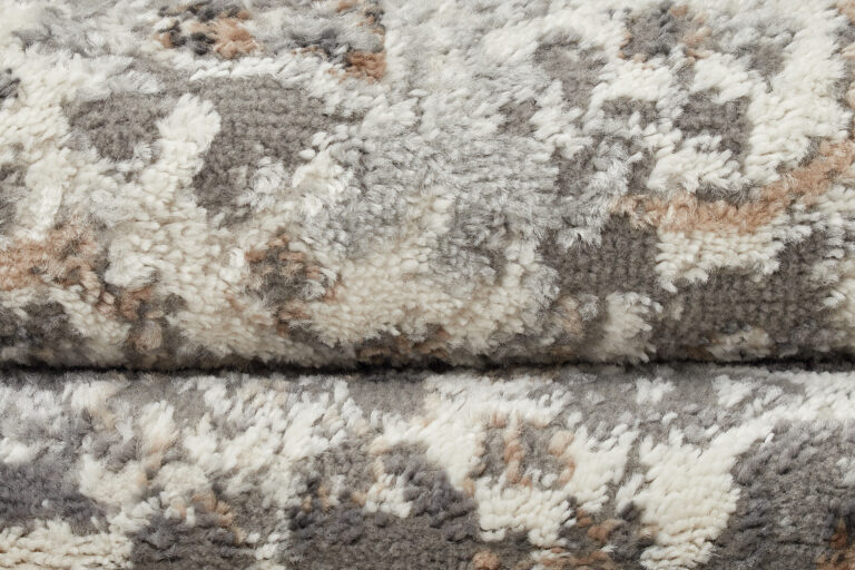 Alfombra Valley Gris Oscuro Floral Rosetón