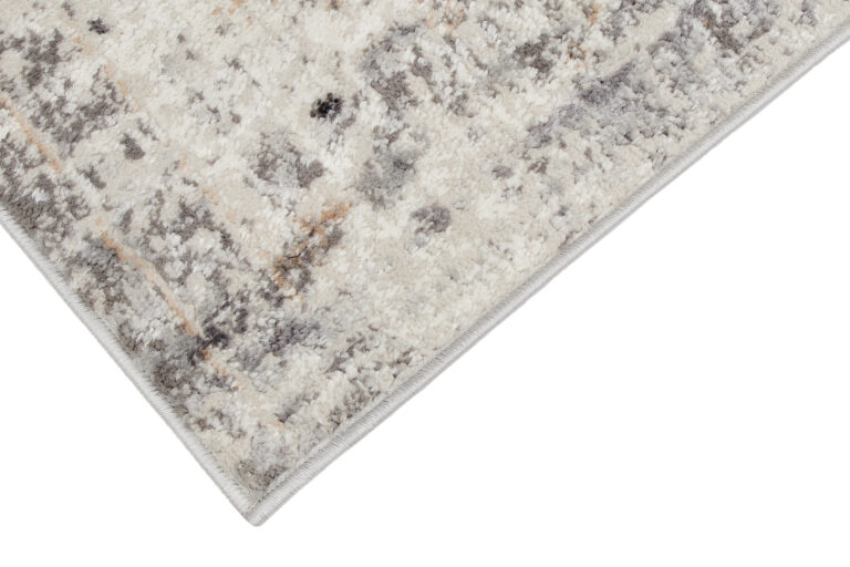 Alfombra Valley Gris Oscuro Floral Rosetón