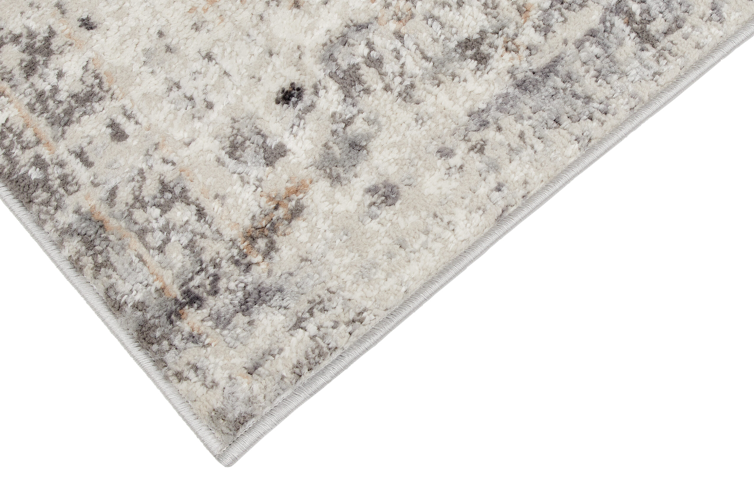 Alfombra Valley Gris Oscuro Floral Rosetón