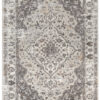 Alfombra Valley Gris Oscuro Vintage Borde
