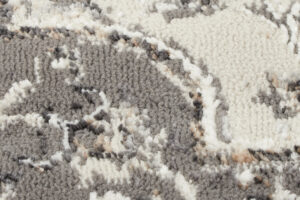 Alfombra Valley Gris Oscuro Vintage Borde