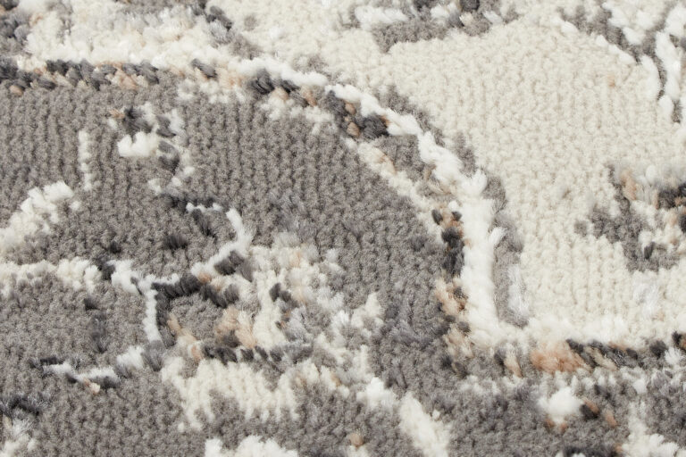 Alfombra Valley Gris Oscuro Vintage Borde