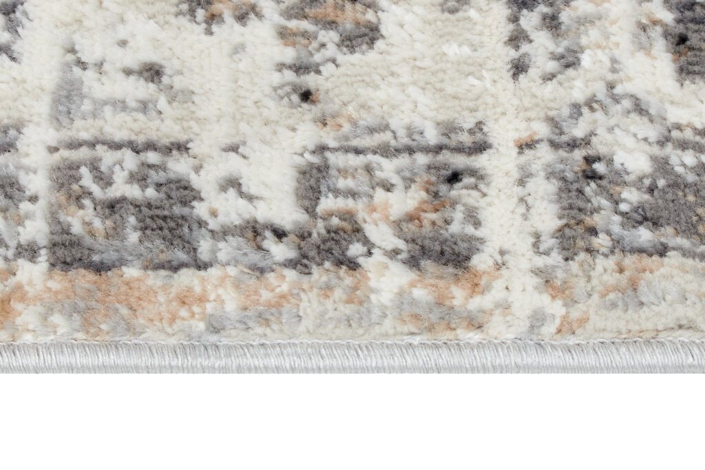 Alfombra Valley Gris Oscuro Vintage Borde