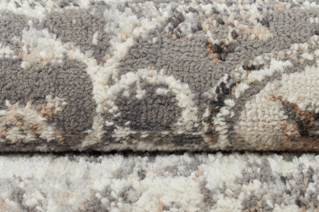 Alfombra Valley Gris Oscuro Vintage Borde