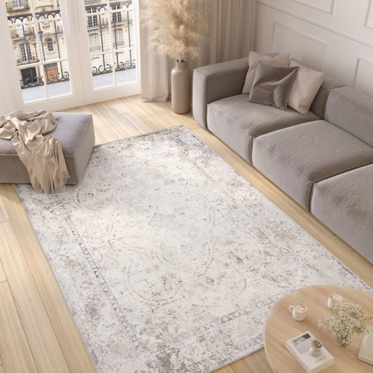 Alfombra Valley Gris Ornamental Vintage