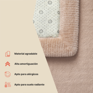 Alfombra Infantil Fluffin Beige