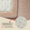 Alfombra Infantil Fluffin Cuadrada Beige