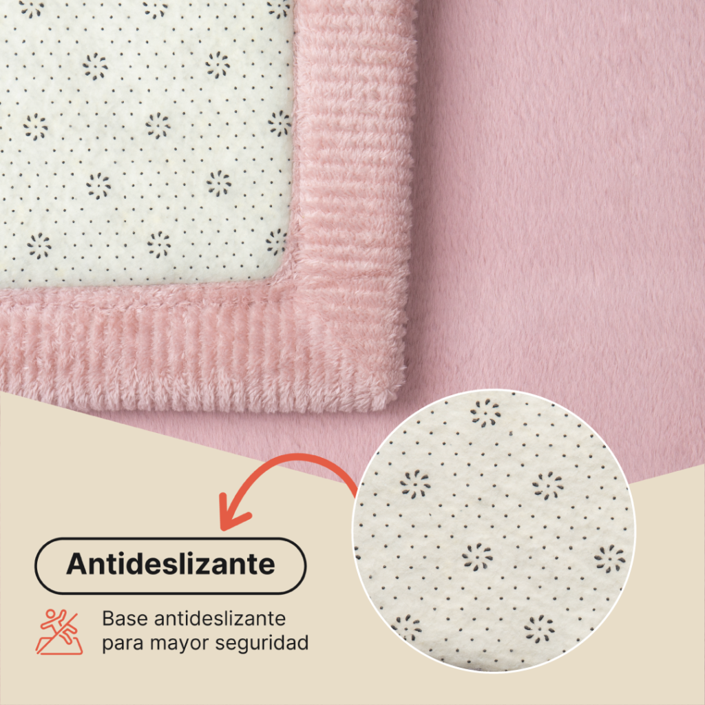 Alfombra Infantil Fluffin Rosa