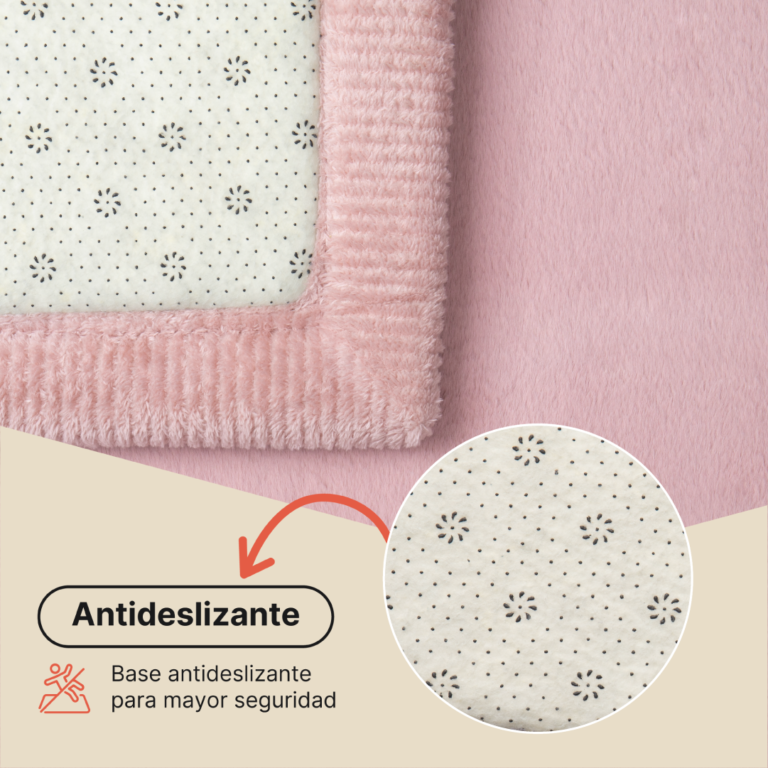 Alfombra Infantil Fluffin Rosa