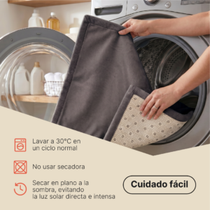 Alfombra Infantil Fluffin Cuadrada Gris Oscuro