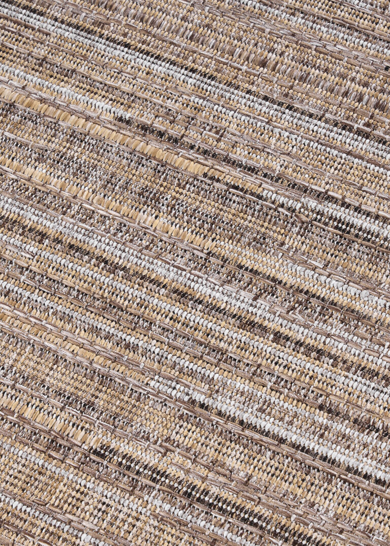 Alfombra de Exterior Yucana Beige Gris Rayas