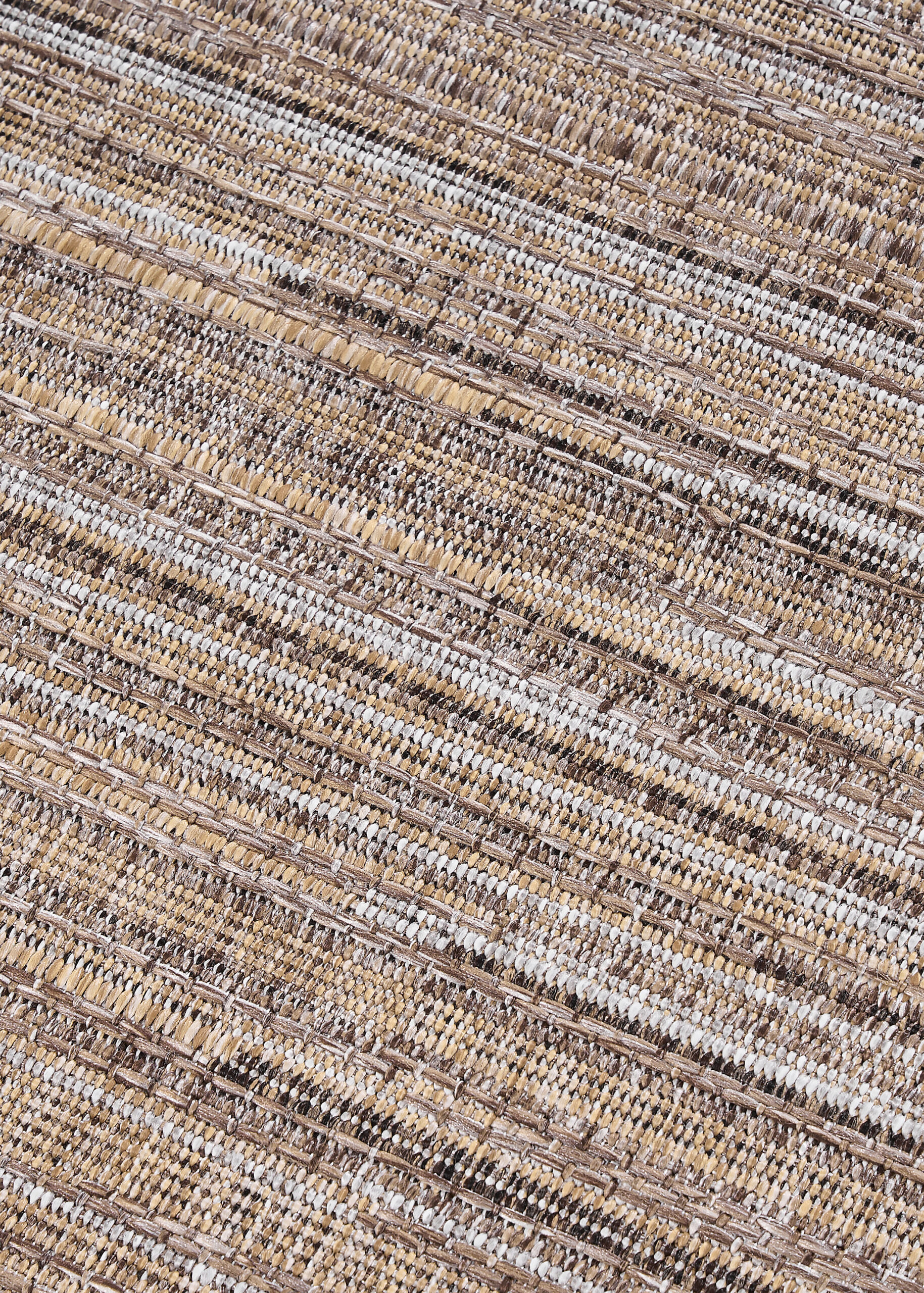 Alfombra de Exterior Yucana Beige Gris Rayas