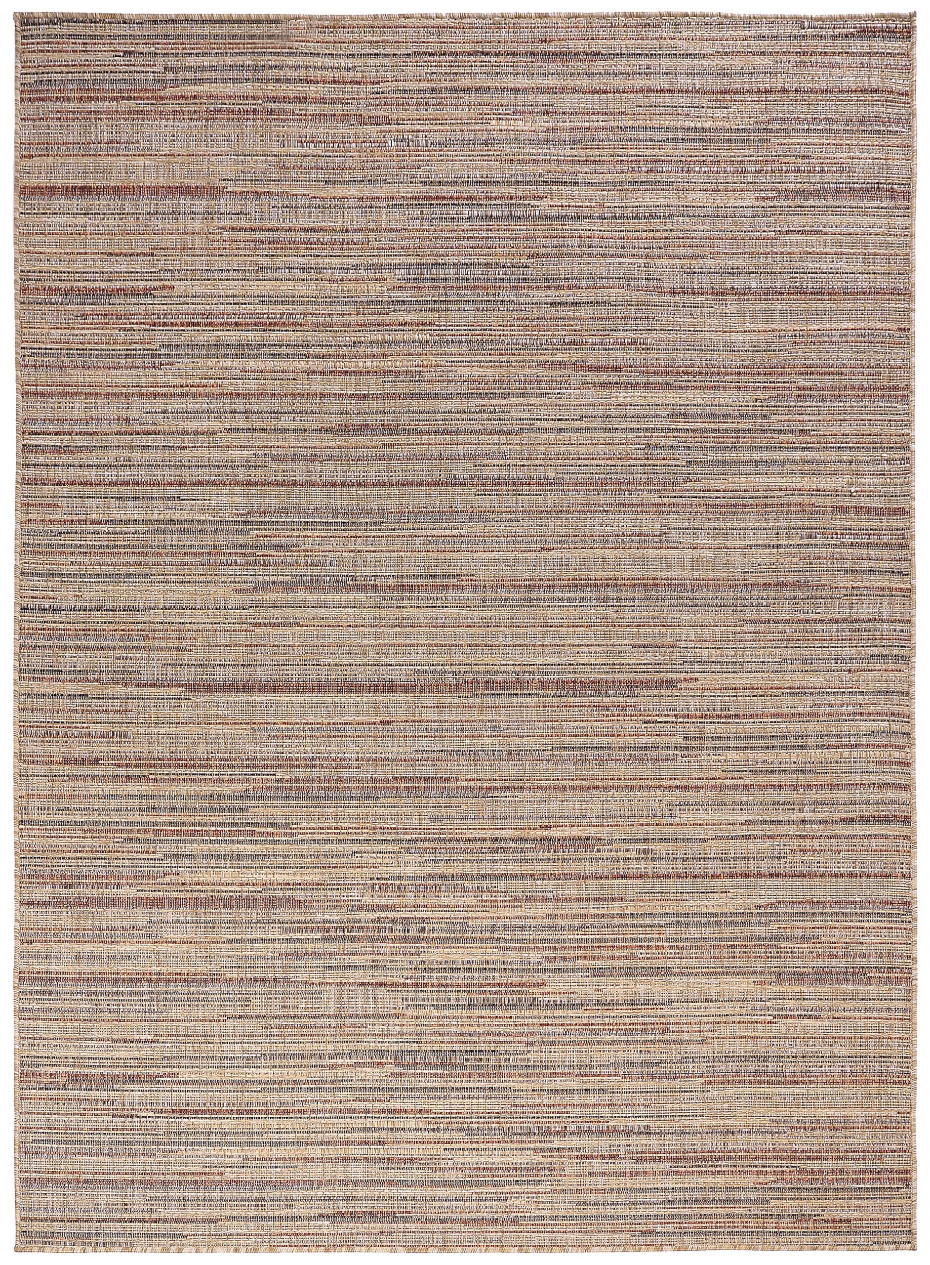 Alfombra de Exterior Yucana Beige Marrón Rayas