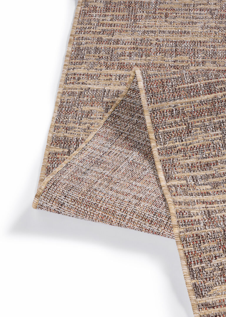 Alfombra de Exterior Yucana Marrón Melange