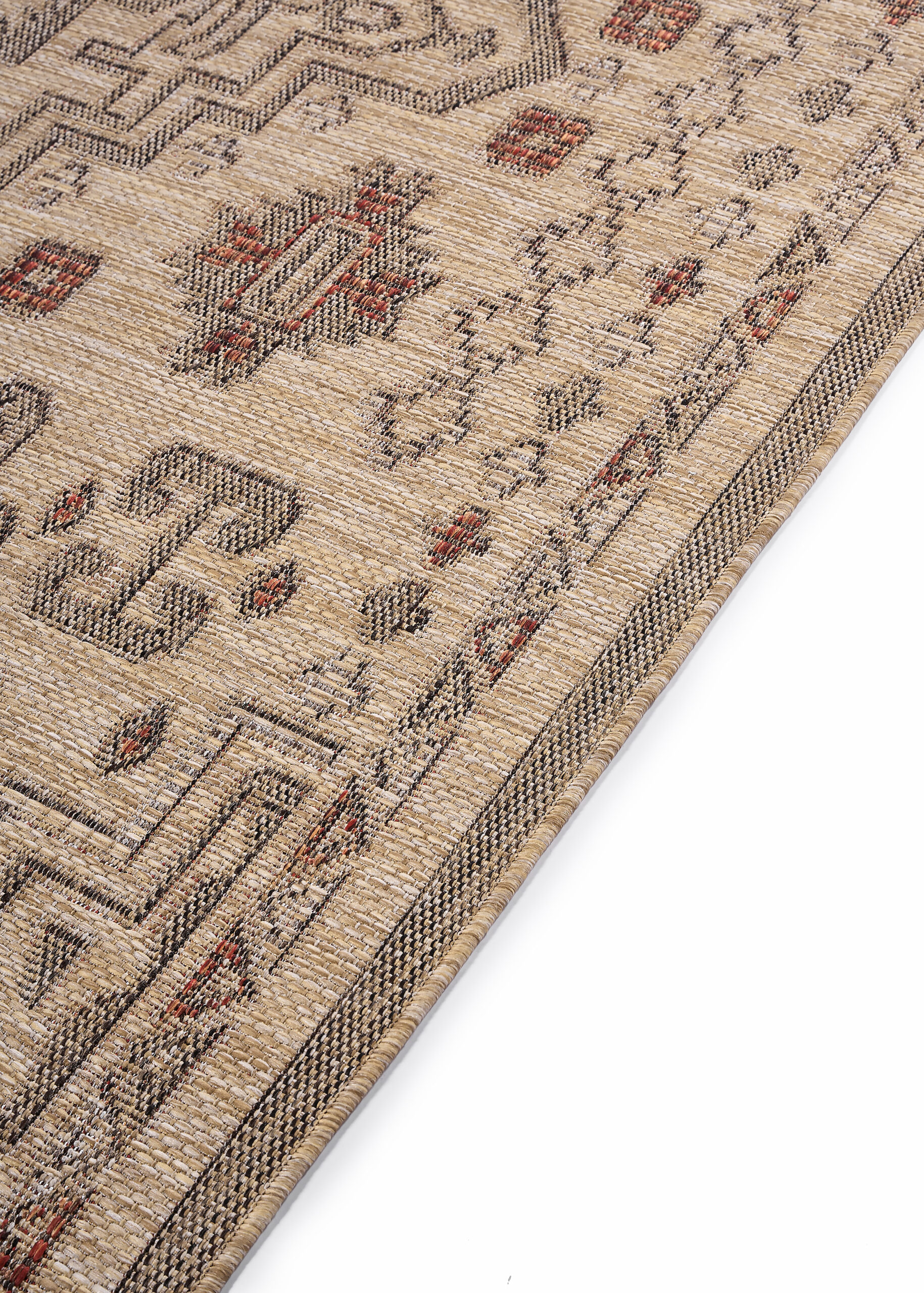Alfombra de Exterior Yucana Beige Vintage