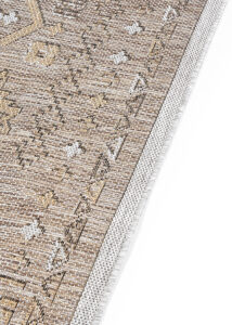 Alfombra de Exterior Yucana Marrón Gris Vintage