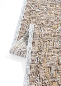 Alfombra de Exterior Yucana Marrón Gris Vintage