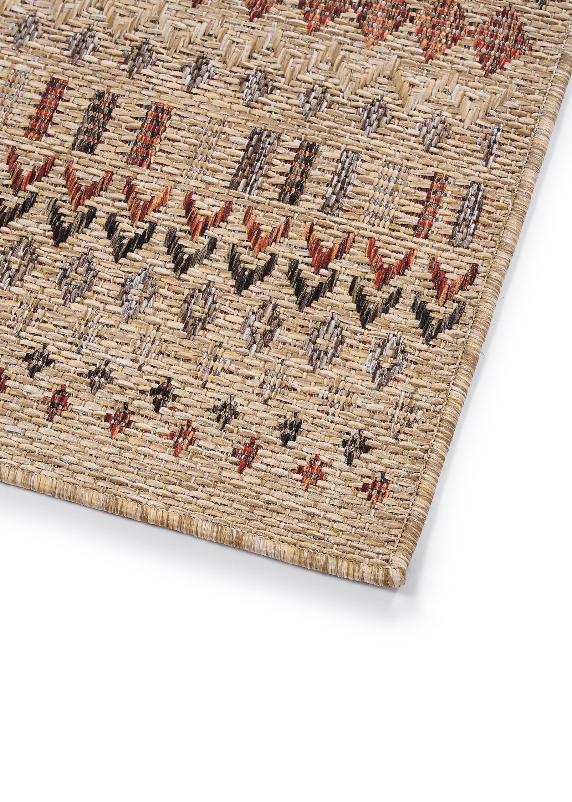 Alfombra de Exterior Yucana Beige Étnico