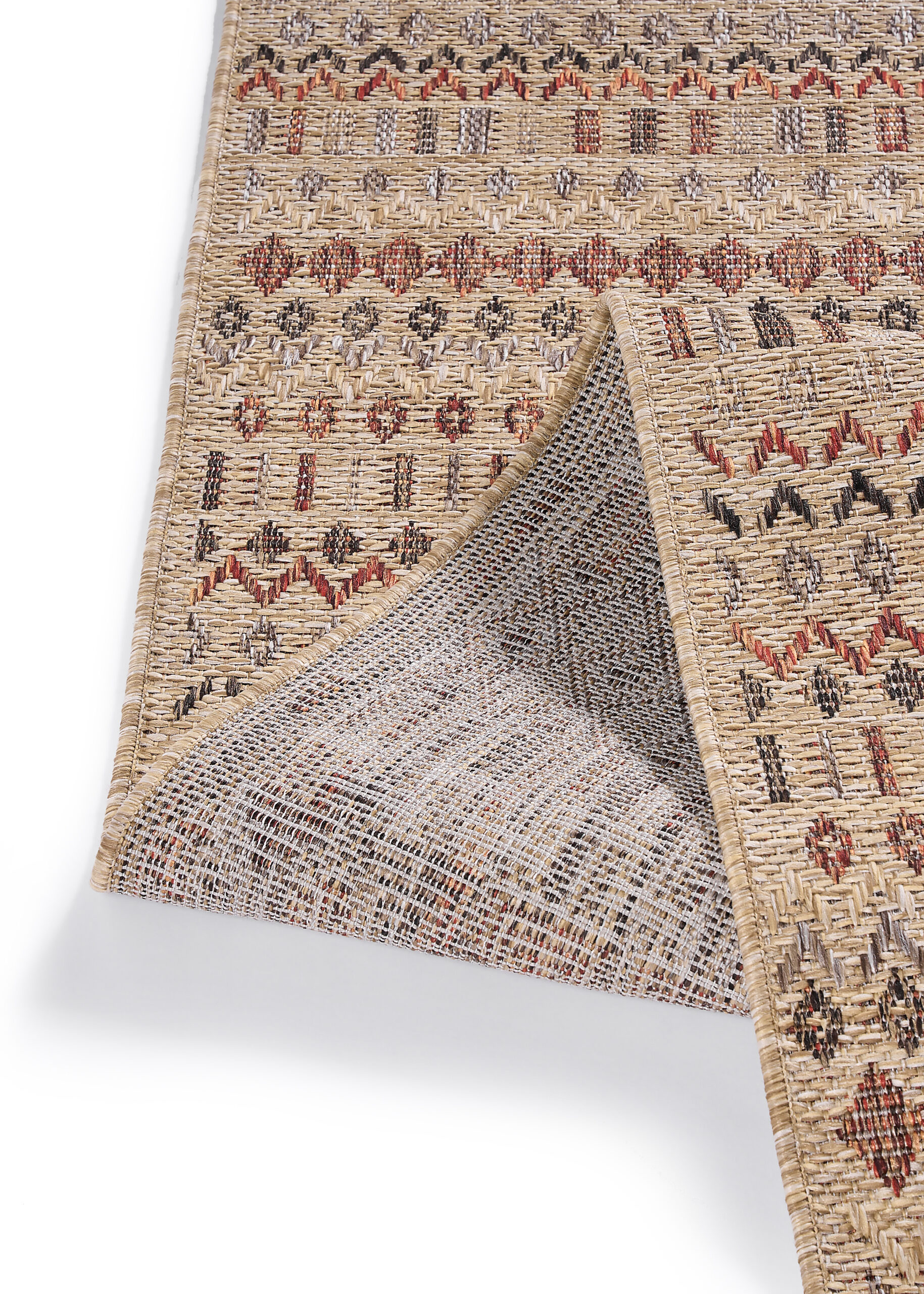 Alfombra de Exterior Yucana Beige Étnico